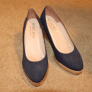 Viscata Marquesa Wedges - Sz 8 1/2 - 9M (39) Blue